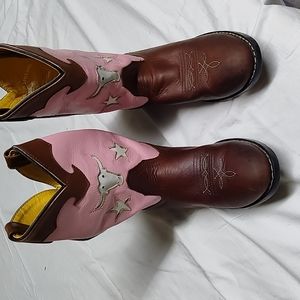 Pink cowboy boots kids 3 ..